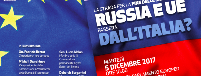 Convegno sul valore dell'italia per la fine delle sanzioni tra Russia e UE - Fabrizio Bertot