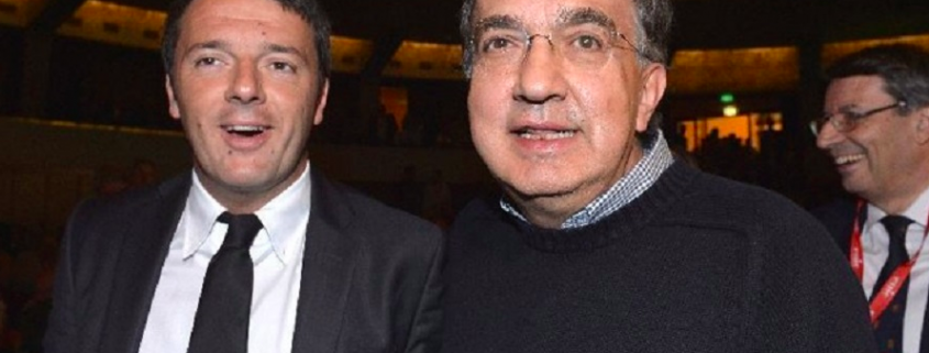 Renzi critiche da Marchionne